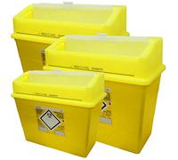 Steroplast Large 30 Litre Bio-Hazard Sharps Insulin Syringe Tattoo Disposal Bin - 3 Boxes