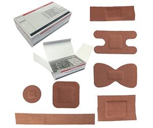 Steroplast PREMIUM HEAVY WEIGHT FABRIC ULTRA ADHESIVE STERILE TAN 100 ASSORTED PLASTERS