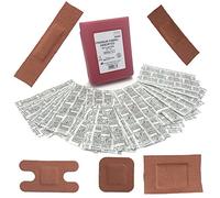 Steroplast PREMIUM QUALITY HEAVYWEIGHT FABRIC STERILE HYPO-ALLERGENIC FIRST AID 100 ASSORTED PLASTERS WITHOUT PLASTIC CASE