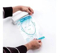 Steroplast Resusciade Face Shields - Roll of 36 - Disposable CPR Barrier with One-Way Valve for Infection Protection