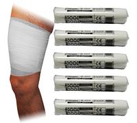 Steroplast Steroply Stretch Fit Lightweight Conforming Compression Bandage Dressing Support, 15cm x 4m (5 Pack)