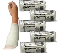 Steroplast Steroply Stretch Fit Lightweight Conforming Compression Bandage Dressing Support, 7.5cm x 4m (5 Pack)