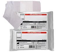 Steroplast Trauma Wound Injury FFD Haemostatic Bleed Control Field Sterile Bandage Dressing - 15cm x 18cm (2 Pack)