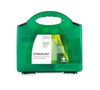 Steroplast Workplace First Aid Kit, BS8599-1 Compliant, Green Carry Case, Available in Small, Medium and Large (Large)