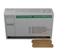 Sterostrip Hypo-allergenic Washproof Plasters, 7.5 x 2.5 cm, Pack of 100