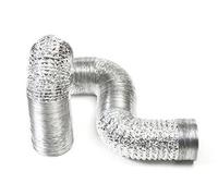 STERR Aluminium Polyester Ventilation Duct Hose - 250mm x 3m - Silver - 1 Count - Construction, Heating, Cooling, Ventilation Systems