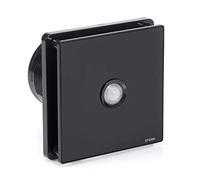 STERR Black 100mm PIR Motion Detector Silent Air Extractor - Ventilation Bathroom - 100mm Air Extractor