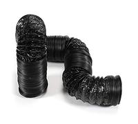STERR - Flexible Aluminium Ventilation Hose, black