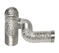 STERR - Flexible Aluminium Ventilation Hose, Silver
