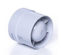 STERR IDM100 Inline Fan 100 mm / 4'' - Inline Fan - Small Extractor Fan - Inline Extractor Fan - Kitchen - Greenhouse - Tent - Garage