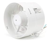 STERR IDM150 Inline Fan 150 mm / 6'' - Inline Fan - Small Extractor Fan - Inline Extractor Fan - Kitchen - Greenhouse - Tent - Garage