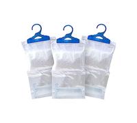 STERUN 3 Wardrobe Dehumidifier Hanging Bags With Leak Proof Storage Bag & Hanging Hook Ideal To Stop Mould, Mildew & Condensation For Wardrobe | Hanging Dehumidifier Bags | Damp Remover