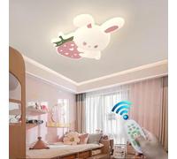 Stesulfr Ceiling lamp 60W with remote control girl room lamp modern dimmable ceiling Light LED cartoon shape cute style suitable for children's room baby room restaurant lamp