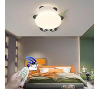 Stesulfr Modern ceiling lamp cartoon children's lamp baby room lighting creative cat ceiling lamp black and white lampshade with remote control bedroom kitchen island dining room lamp(1 Style)