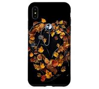 Stethoscope Autumn Nurse Doctor Autumn Leaves Thanksgiving Case for iPhone XS Max