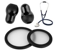 Stethoscope Bell Diaphragm Cover and Eartips Replacement Spare Parts for Littmann Adult Kids Stethoscope Silicone Diaphragm Kit Fits Classic 3 Cardiology 3 Cardiology 4