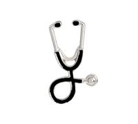 Stethoscope Brooch Enamel Pin Unisex Cartoon Pin Cartoon Lapel Pin Button Badges Bag Jeans Decoration Fashion Book