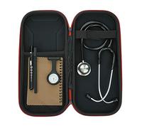 Stethoscope Bundle Kit | Includes Dual Head, Fob Watch, Pen Torch, Hard Shell Stethoscope Case, Pen and A6 Note Pad | For Nurse, Dentist, Medical Students and Professionals