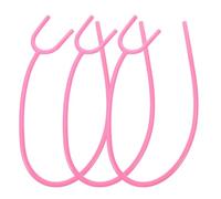 Stethoscope Extension Tubing Replacement Pink Compatible Accessory PVC 3pcs Convenient and Portable Stethoscope Tubes for Doctors for UseNice and Attractive
