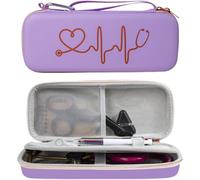 Stethoscope Hard Shell Carrying Case For General Brand Ems With Long Lasting Pu Material And Organized Compartments For Tools Black Size(Purple)