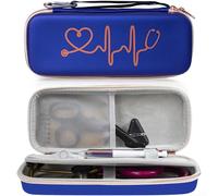 Stethoscope Hard Shell Carrying Solution Using PU and EVA for and EMS Personnel Seeking Consistent Protection and Efficient Tool Management (Blue)