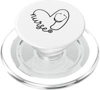 Stethoscope Heart Medical Healthcare Worker Design PopSockets PopGrip for MagSafe