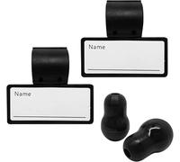 Stethoscope Name Tag - Two Sided Name ID Tag Clip for Stethoscope - Designed for ADC, MDF and Littmann Stethoscopes - Ideal for Nurses, EMTs, Veterinarians, Paramedics and Med Students