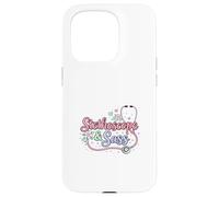 Stethoscope Sass Cute Nurse Floral Theme Case for iPhone 15 Pro
