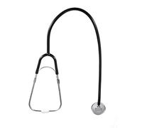 Stethoscope, Simulation Stethoscope, Metal Stethoscopes, Black Working Stethoscope Toy for Cosplay, Suitable for Adults and Not for Children Under 14 Years (Schwarz)