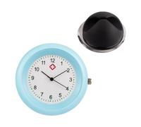 Stethoscope Watch with Clip - Nurse Chest Watch, Stethoscope Watch Accessory with Symbols | Precise Waterproof Clip-on Brooch Pocket Watch Stethoscope Accessories, azul, Consulte la descripción, See