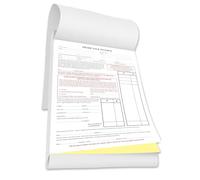 Stets Trade Car Vehicle Sales Invoice/Deposit/Receipt Pad A4 x 50 2 Part NCR Carbonless - Motor Trade Sale Buying & Selling Cars #1584