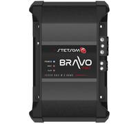 Stetsom Bravo Full 1200 2 Ohms Mono Car Amplifier, 1200.1 1.2K Watts RMS, 2Ω Stable Car Audio, HD Sound Quality, Crossover & Bass Boost, Car Stereo Speaker Subwoofer MD, Smart Coolers