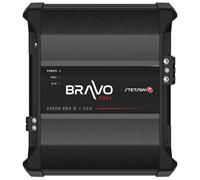 Stetsom Bravo Full 2000 1 Ohm Mono Car Amplifier, 2000.1 2K Watts RMS, 1Ω Stable Car Audio, HD Sound Quality, Crossover & Bass Boost, Car Stereo Speaker Subwoofer MD, Smart Coolers