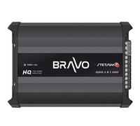 Stetsom Bravo HQ 800.4 Multichannel Car Audio Digital Amp - 2 Ohms Stable, 800 Watts RMS, 4 Independent Channels, Variable Crossover, Full Range, Car Stereo ds Bridge Speakers 800x4, RCA & High Input