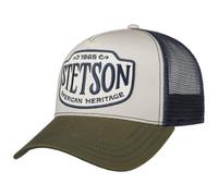 Stetson American Heritage 1865 Trucker Cap Chino Twill Mesh Back Unisex Spring Summer Olive