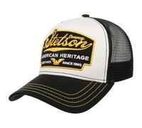 Stetson American Heritage Trucker Cap Men Breathable Mesh Snapback Summer Winter Black