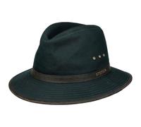 Stetson Ava Cotton Hat - Outback hat - UV Protection hat - Summer hat - Men Navy L (58-59 cm)