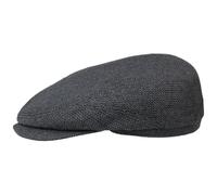 Stetson Belfast Silk Visor Men Flat Cap Made in EU Sun Protection 40+ Herringbone Ivy Hat Spring Summer