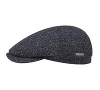 Stetson Belfast Tweed Flat Cap Peaked Wool Cotton Lining Men Fall Winter