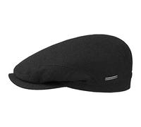 Stetson Belfast Wool Flat Cap Black 61 cm