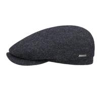 Stetson Belfast Wool Flat Cap Peaked Herringbone Men Fall Winter