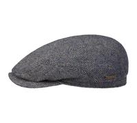Stetson Belfast Wool Flat Cap Peaked Herringbone Men Fall Winter