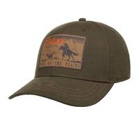 Stetson Boss of The Plains Cap Men - Cotton Baseball Snapback, with Peak All-Season Spring Summer Autumn Winter - One Size Olive