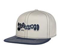 Stetson Brand Tag Flat Brim 5 Panel Snapback Cap 100% Cotton Baseball Men Summer Blue-Beige