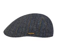 Stetson Carsen Flat Cap Made in EU Wool Check Sustainable Men Autumn Winter