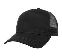 Stetson Classic Cotton Trucker Cap Women/Men - Baseball mesh Snapback, with Peak Spring-Summer - One Size Black