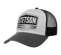 Stetson Highway Trucker Cap Women/Men - mesh Baseball Snapback Snapback, with Peak Summer Summer-Winter - One Size Grey-Black