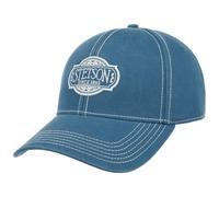 Stetson Classic Logo 6-Panel Baseball Strapback Cap 100% Cotton Unisex Summer Winter Blue