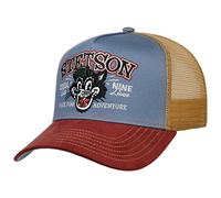 Stetson Cool Cats Trucker Cap Women/Men - Baseball mesh Snapback, with Peak All-Season Spring Summer Autumn Winter - One Size red