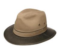 Stetson UV Protection Cotton Hat Men - Sun Summer with Lining Spring-Summer - S (54-55 cm) Dark Beige